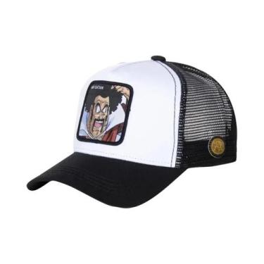 Imagem de Boné De Malha Hip-Hop Ajustável Com Bordado Do Dragon Ball Son Goku Pa