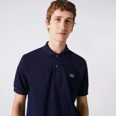 Imagem de Camisa Polo de Caimento Clássico Original L.12.12, L, Azul marinho