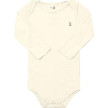 Imagem de Body Bebê Manga Longa Básico 100% Algodão Suedine  - Kiko Baby, M