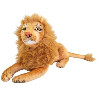 Imagem de Pelúcia Realista Onça Leão Tigre Filhote Bichos Safari Nicho - Nikity 