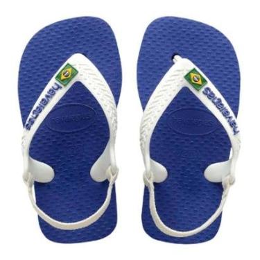 Imagem de Chinelo Havaianas Baby Brasil Logo Menino Azul-Masculino