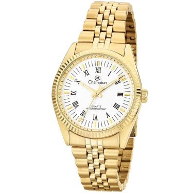 Imagem de Relógio Champion Feminino Dourado Analógico Ch24777h