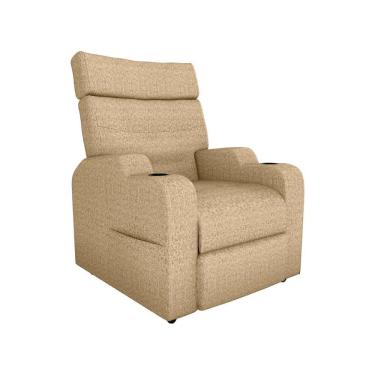 Imagem de Poltrona Reclinável Do Papai Toro Com Porta Copos Corino Areia Matrix