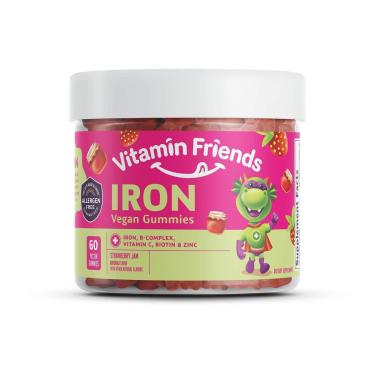 Imagem de Multivitamínico Iron Gummy e 15 mg de ferro para crianças Vitamin Friends-Unissex