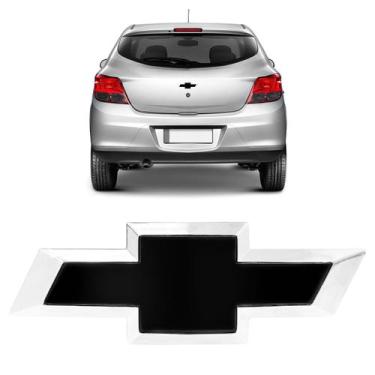 Imagem de Emblema De Porta-Malas GM Onix Prisma 2013/2019 Celta 2012/2015 Preto 