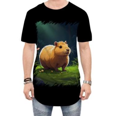 Imagem de Camiseta Longline Capivara do Bem Animalzinho 9 - Kasubeck Store, P