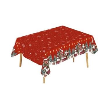 Imagem de Toalha De Mesa De Natal Do Papai Noel Decorações Para Casa 2025 Navida