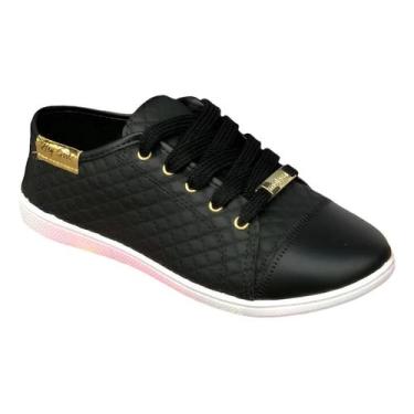 Imagem de Tênis adulto fem. moleca - 5605.412 preto, 36
