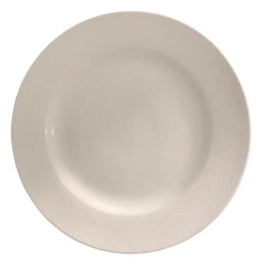 Imagem de Jogo com 4 Pratos Rasos Porcelana Bordas em Relevo 29cm - Saldão - Ful