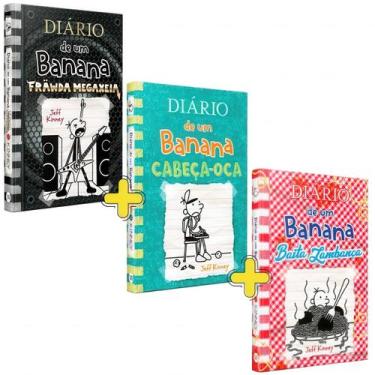 Imagem de Kit Diário de um Banana: Vol. 17 + Vol. 18 + Vol. 19  Jeff Kinney  CAP