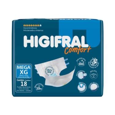Imagem de Fralda Adulto Higifral XG com 18 unidades
