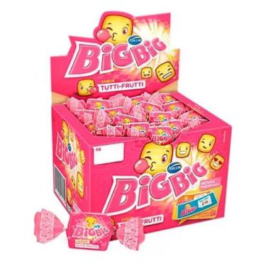 Imagem de Chiclete Big Big Tutti Frutti 3,5 C/90 Unidades