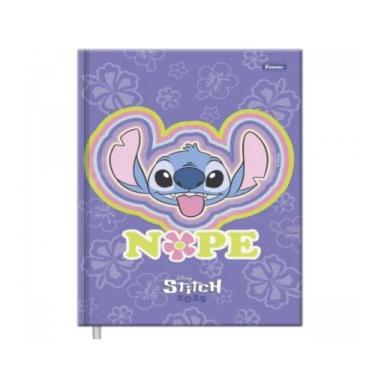 Imagem de Agenda stitch 2025 foroni 176 folhas sortida