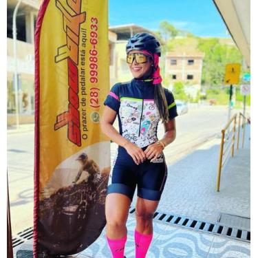 Imagem de Macaquinho ciclismo Dunas TAM G, manga curta