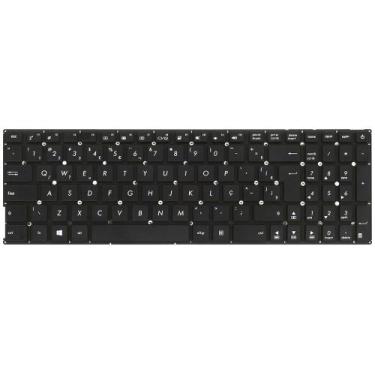 Imagem de Teclado para Notebook Asus A543U - BestBattery, Preto