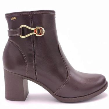Imagem de Bota Feminina Cano Curto Dakota D2193, Ristretto, 36