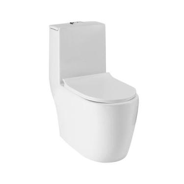 Imagem de Vaso Sanitário Monobloco Amazonita Pingoo.casa - Branco