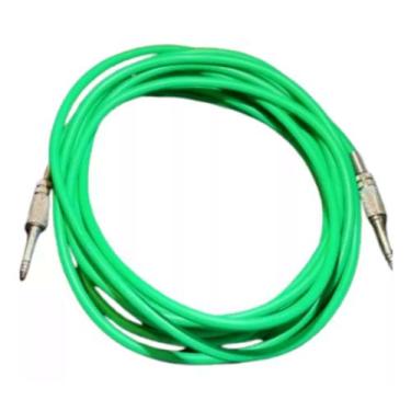 Imagem de Cabo De Instrumento Musical   P10 X P10 Metal  4,5m - Golden