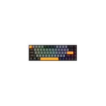 Imagem de Teclado Gamer Mecânico Machenike K500-B68, RGB, Hot-Swap, Switch Red, ABNT2, Cinza - JJ02GD00K