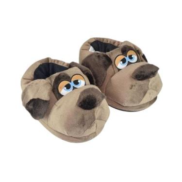 Imagem de Pantufas Divertidas 3d - Bixoferpa, Cão soneca, 32/35
