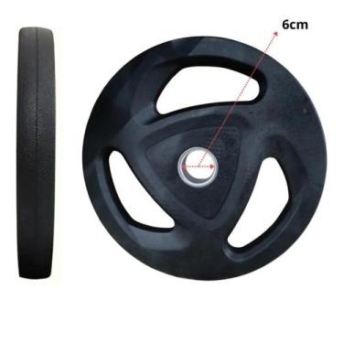 Imagem de Anilha vulcanizada olímpica 10kg ahead sports (weight coated plate) - 
