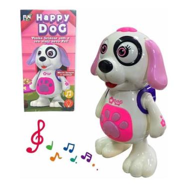 Imagem de Brinquedo Cachorro Dançante Infantil Educativo Musical Dança Mexe Luze