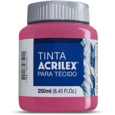 Imagem de Tinta para Tecido Fosca 250ML Rosa Escuro PCT.C/03 - Acrilex