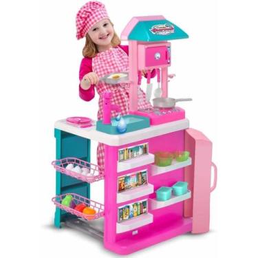Imagem de Cozinha Infantil Gourmet Rosa Sai Água Magic Toys