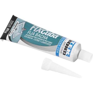Imagem de Adesivo Fix Cuba 85G para Fixacao de Cubas em Marmore e Granito Branco