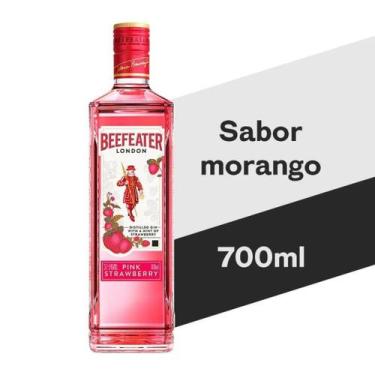 Imagem de Kit Gin Beefeater Pink London Gin 700ml + 2 Taças