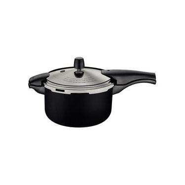 Imagem de Panela De Pressão Effect Alumínio Vancouver Antiaderente 24 Cm 6 L Preto - Tramontina 20592424