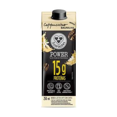 Imagem de Cappuccino Pronto Baunilha Power 3 Corações 250ML