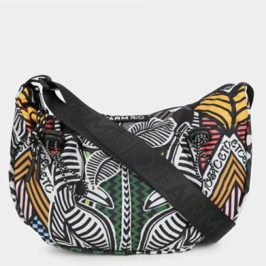Imagem de Bolsa Farm Banana Gráfico Rolezinho Tucano Feminina, Preto, Branco, Ún
