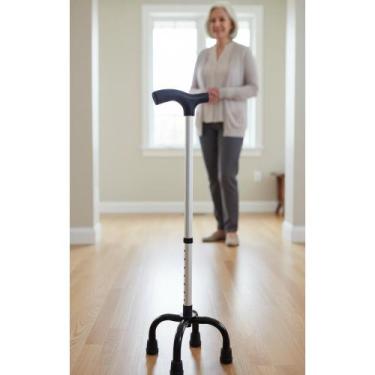 Imagem de Bengala Alumínio 4 Apoios: Mais Estabilidade e Segurança - Congratulat