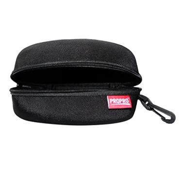 Imagem de Estojo para óculos de esqui Tongina para caça e ciclismo, bolsa de armazenamento e recipiente – Preto