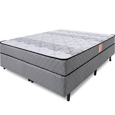 Imagem de Cama Box Colchão Viúva Firme Espuma D33 Antialérgico Certificado 128x188x51cm - BF Colchões