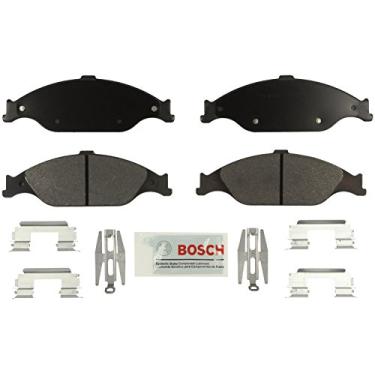 Imagem de Bosch BE804H Conjunto de pastilhas de freio a disco azul com ferragens para Ford Mustang 1999-04 - Dianteiro