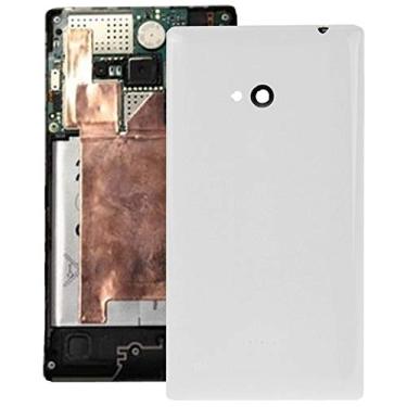 Imagem de Peças de reposição para reparo de peças de plástico fosco capa traseira para Nokia Lumia 720 (cor: branca)