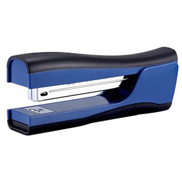 Imagem de Bostitch Office Grampeador Stand-Up Dynamo com apontador de lápis embutido, removedor de grampos e armazenamento de grampos, azul marinho (KT-B696-BLUE)