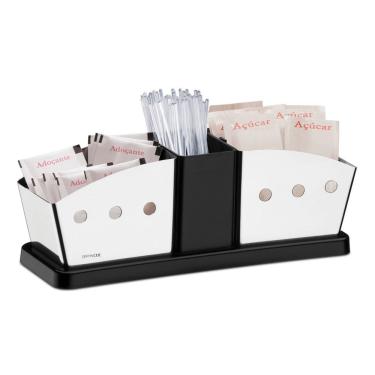 Imagem de Suporte para Sachês Brinox Parma em ABS e Aço Inox – 20,5 cm 