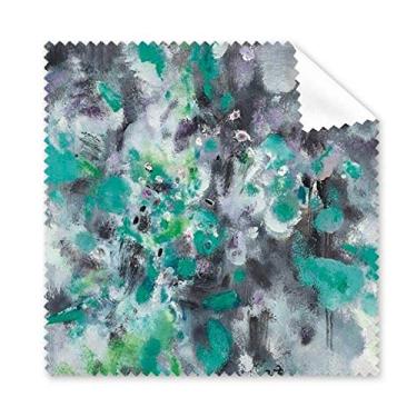 Imagem de Pano de limpeza de tela de telefone com pintura a óleo verde, 5 peças