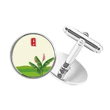 Imagem de DIYthinker Abotoaduras Circlar June Solstice Vinte e Quatro Botões Solsticados de Termo Solar