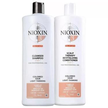 Imagem de Kit Nioxin Hair System 3 Shampoo e Condicionador 1 Litro