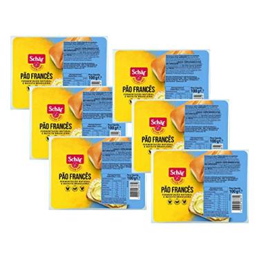 Imagem de Kit 6 Pão Francês Sem Glúten e Lactose Pré Assado Schar 100g