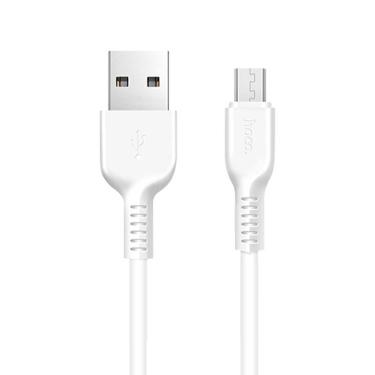 Imagem de Cabo Micro USB para USB em TPE com 1m Branco - Hoco