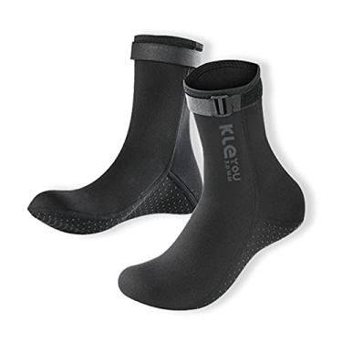 Imagem de Wemay Meias de mergulho Meias de neoprene de 3 mm de natação Trajes de banho Meias quentes de mergulho para natação na praia, mergulho, surfe, mergulho, snorkeling