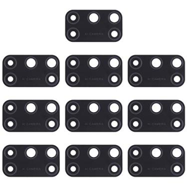 Imagem de Acessórios telefônicos de Yunchao Lente de câmera traseira de 10 PCS para OPPO A92 / A52 Substituição do telefone celular