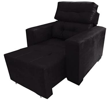 Imagem de Poltrona Do Papai Reclinável Retrátil Isabelle Preto