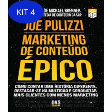 Imagem de Kit 4 Livro Marketing De Conteudo Epico