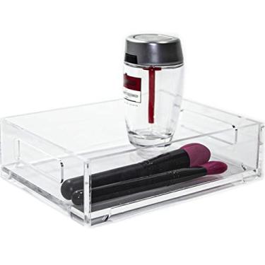 Imagem de BANDEJA EM ACRÍLICO PEQUENA 20 X 15 X 5 CM COM ALÇAS 5MM